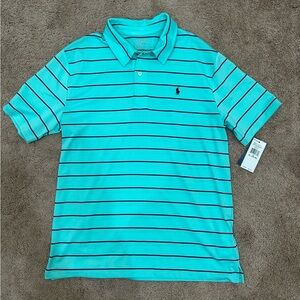 Ralph Lauren Mint and Navy Polo Shirt